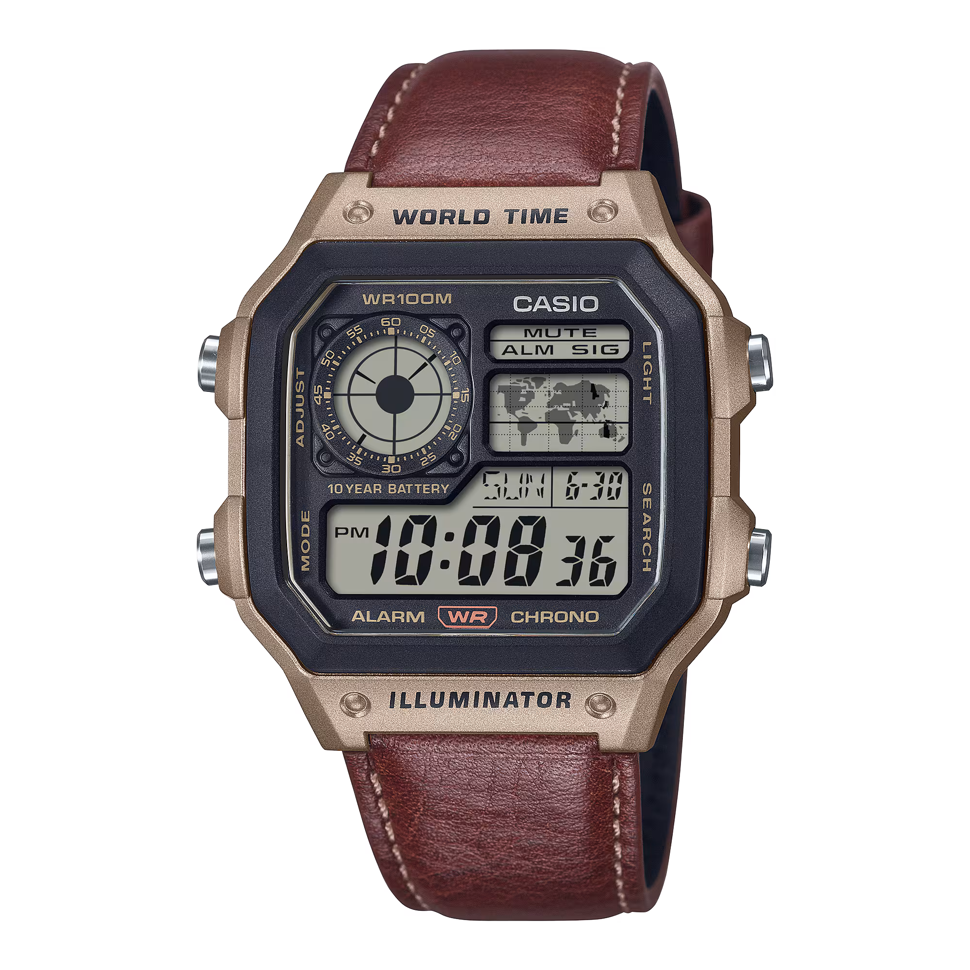 ساعت مردانه کاسیو مدل AE-1200WHL-5AV
